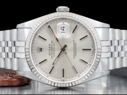 Rolex Datejust 36 Argento Jubilee Silver Lining Dial 16234